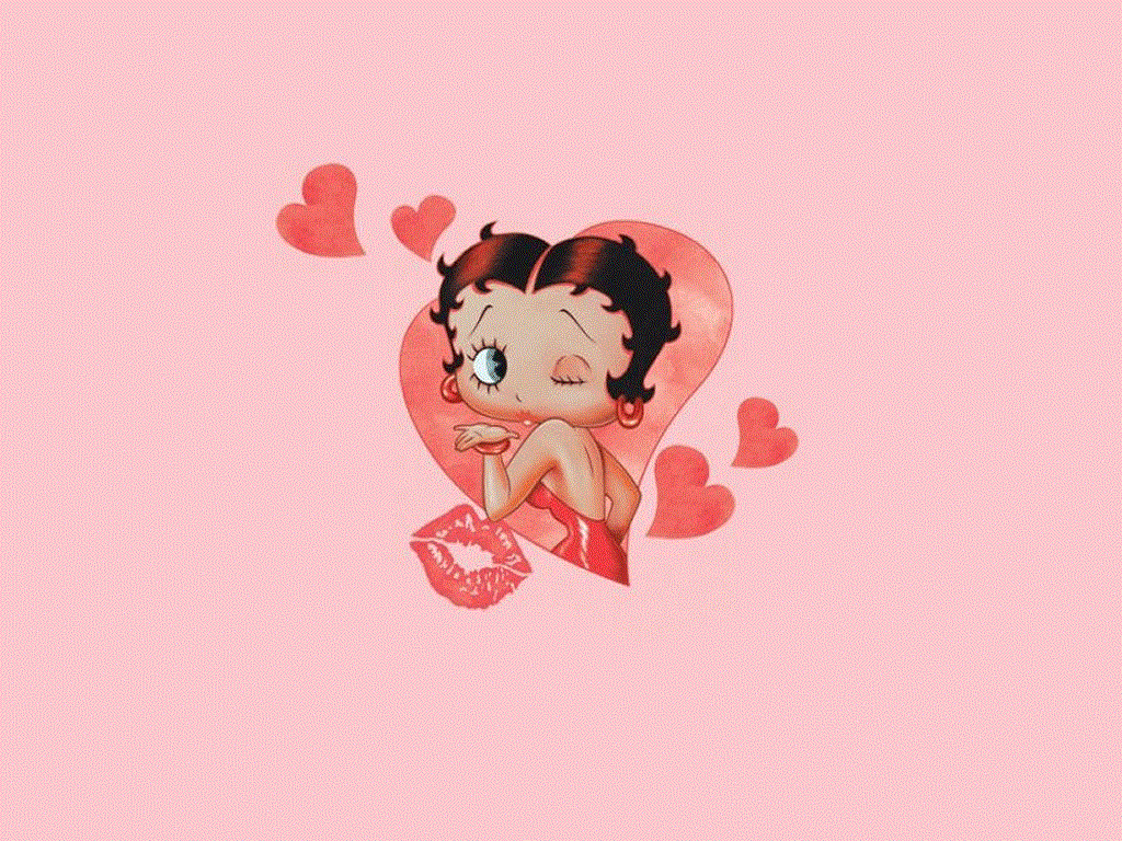 Betty Boop Highdefinition Video Animation Wallpaper PNG 624x1499px  Watercolor Cartoon Flower Frame Heart Download Free