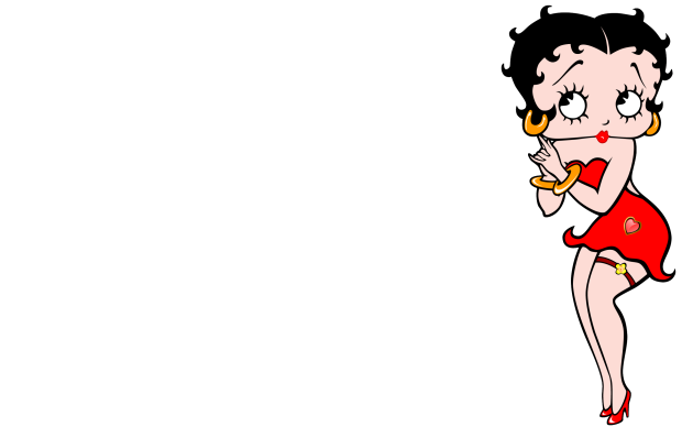 Betty Boop Wide Screen Wallpaper.