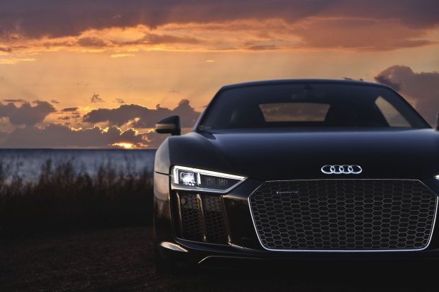 Black Audi R8 Wallpaper HD.