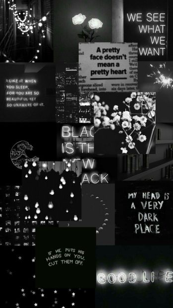 Black Background Aesthetic Free Download.