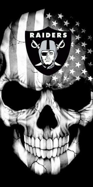 Black Cool Raiders Background.