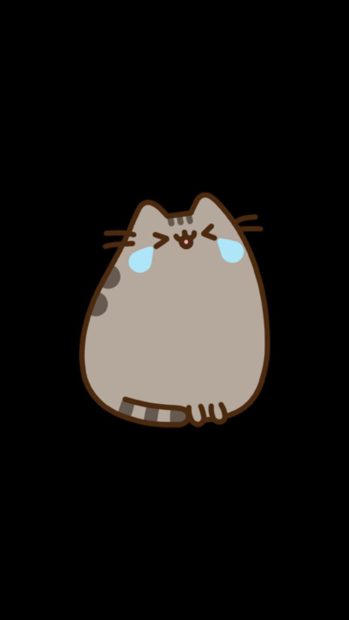 Black Cute Pusheen Backgrounds.