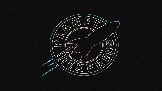 Black Futurama Wallpaper HD.