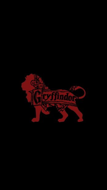 Black Gryffindor Wallpaper HD.