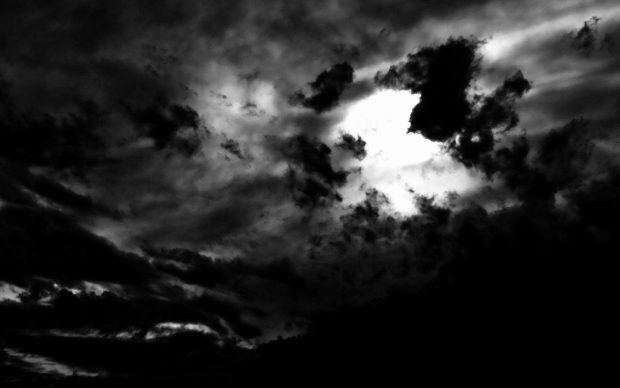 Black HD Background Clouds.