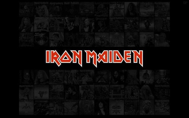 Black Iron Maiden Wallpaper HD.