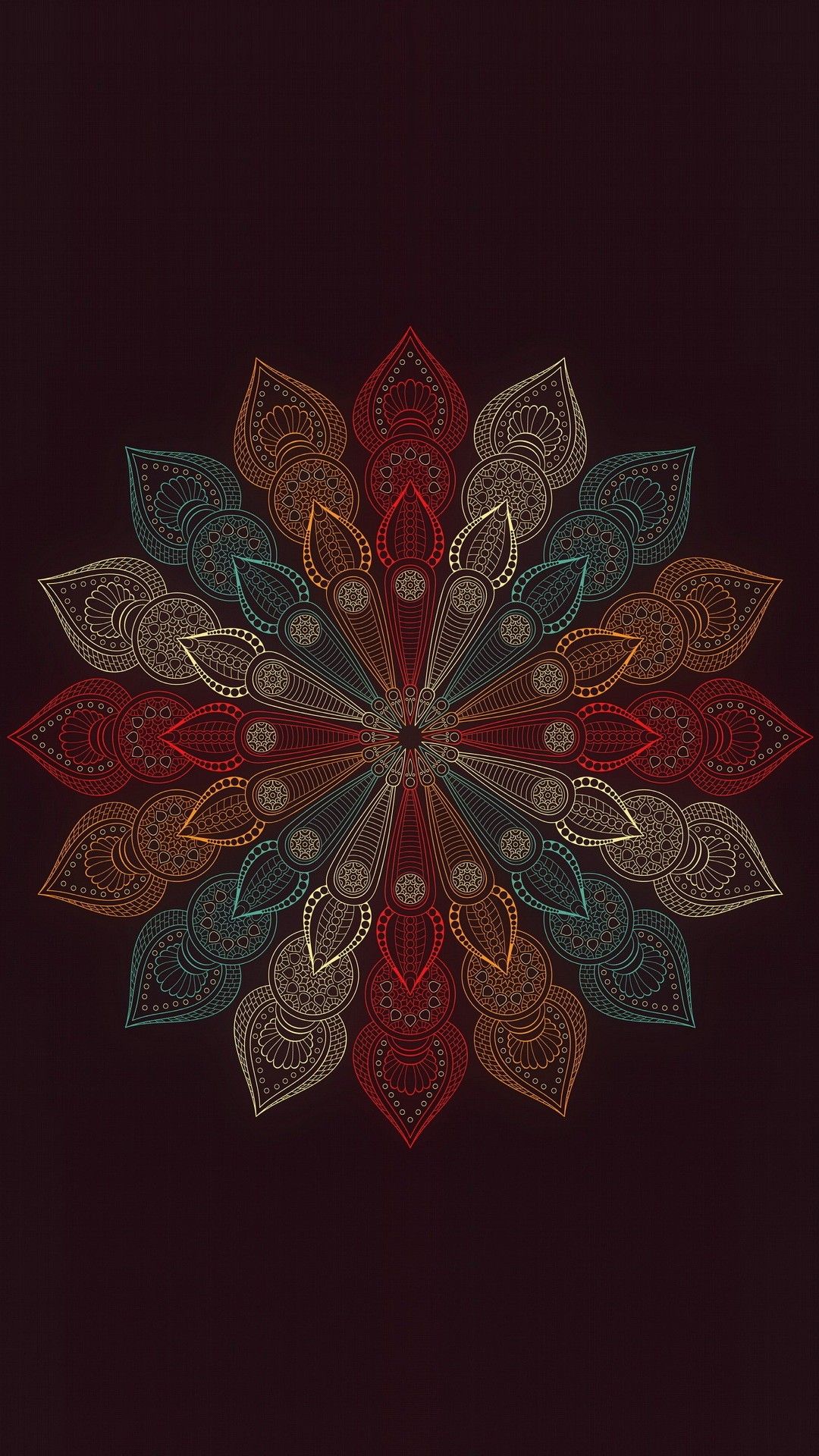 Mandala black white HD phone wallpaper  Peakpx