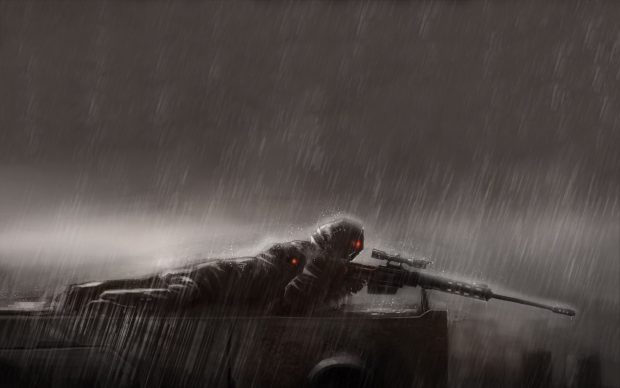 Black Sniper Wallpaper HD.