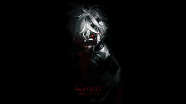 Black Tokyo Ghoul 4k Wallpaper HD.