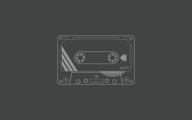 Black Wallpaper Aesthetic Wallpaper HD Cassette.