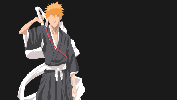 Bleach Minimalist Wallpaper Computer.