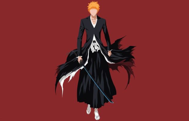 Bleach Minimalist Wallpaper HD Free download.