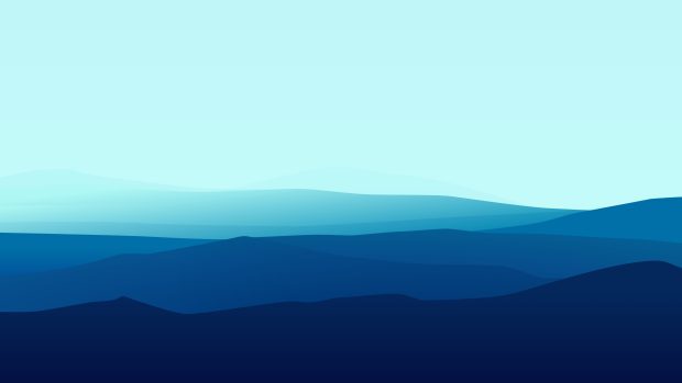 Blue 4K Minimalist Wallpaper HD.