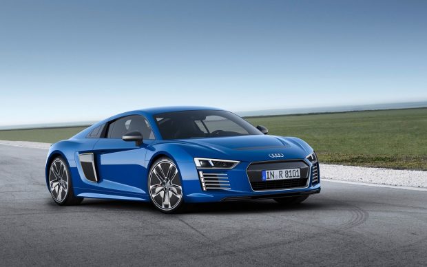 Blue Audi R8 Wallpaper HD.