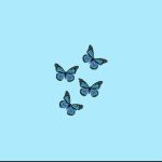 Free download Blue Butterfly Wallpapers Aesthetic - PixelsTalk.Net