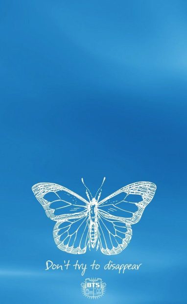 Blue Butterfly Wallpaper Aesthetic High Quality.