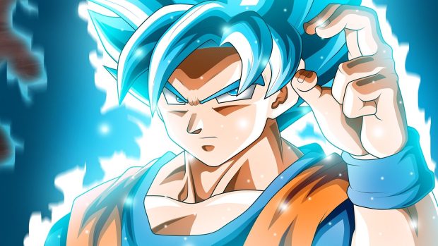 Blue Cool Backgrounds Dragonball Goku.