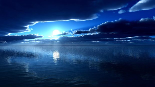 Blue Cool Backgrounds Sky Cloud.