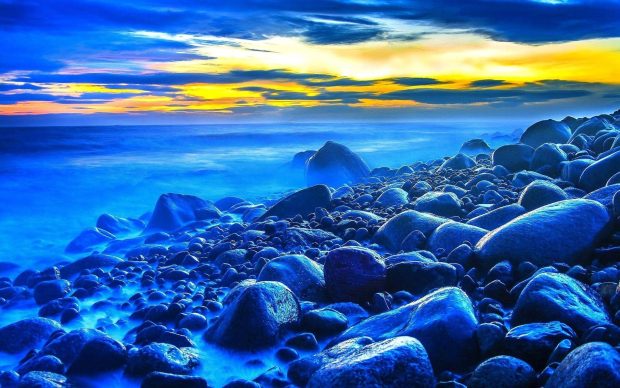 Blue Cool Landscape Wallpapers HD.