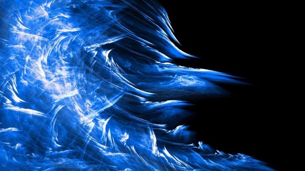Blue Cool Wallpaper Fire.