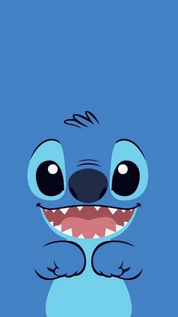 Blue Cute Stitch Backgrounds.