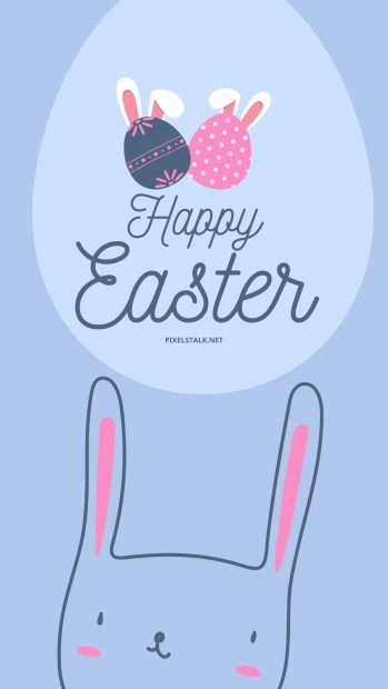 Blue Easter Iphone Wallpaper.