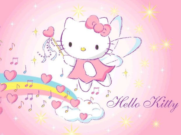 Blue Hello Kitty Easter Bunny Wallpaper Angel Kitty.