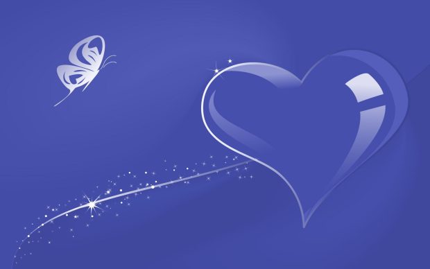 Blue Love Wallpaper HD.