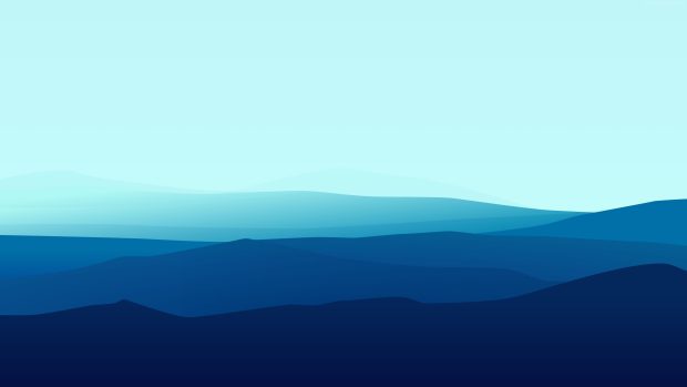 Blue Minimal Wallpaper HD.