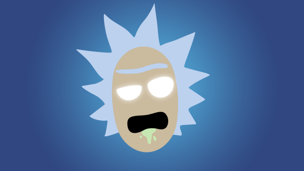 Blue Rick And Morty HD Wallpaper 4K.