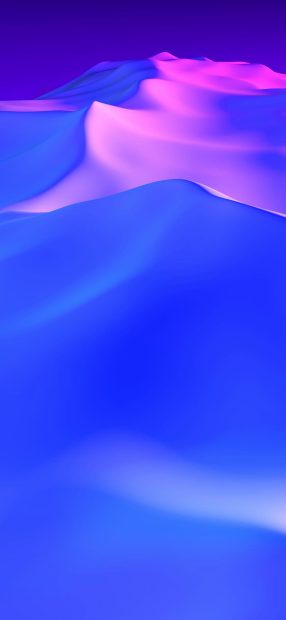 Blue iPhone X Wallpaper 4K HD.