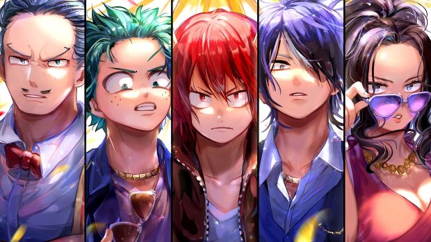 Boku No Hero Academia Wallpaper HD Free download.