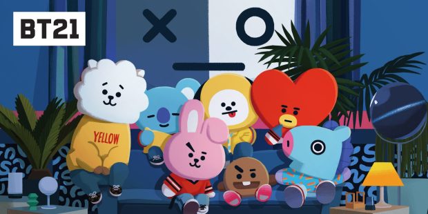 Bt21 HD Wallpaper Free download.