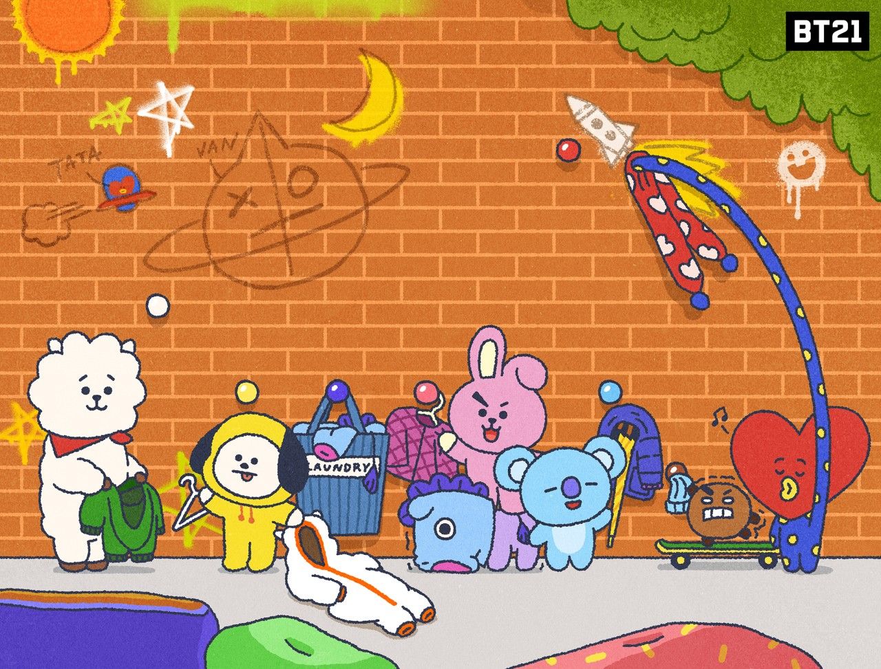 BT21 on Twitter bt21 winter HD wallpaper  Pxfuel