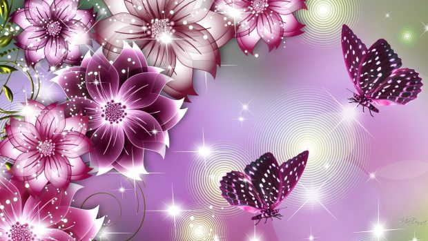 Butterflies Wide Screen Wallpaper HD.