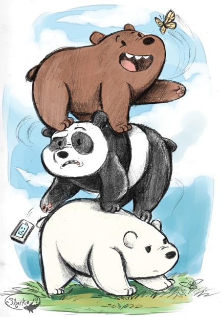 CN We Bare Bears Wallpaper HD.