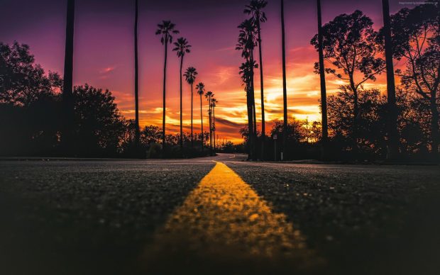California Sunset Wallpaper HD.