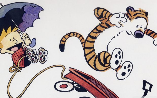 Calvin And Hobbes Wide Screen Wallpaper.
