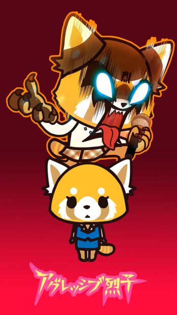 Cartoon Aggretsuko Wallpaper HD.