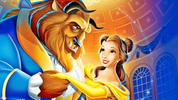 Cartoon Beauty And The Beast Wallpaper HD.