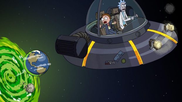 Cartoon Rick And Morty Background HD.