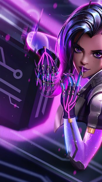 Character Sombra Wallpaper HD.