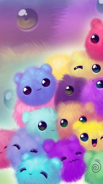 Chibi Cute Aesthetic Wallpaper For Iphone HD.