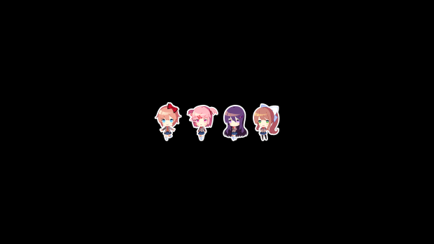 Chibi Ddlc Wallpaper HD.