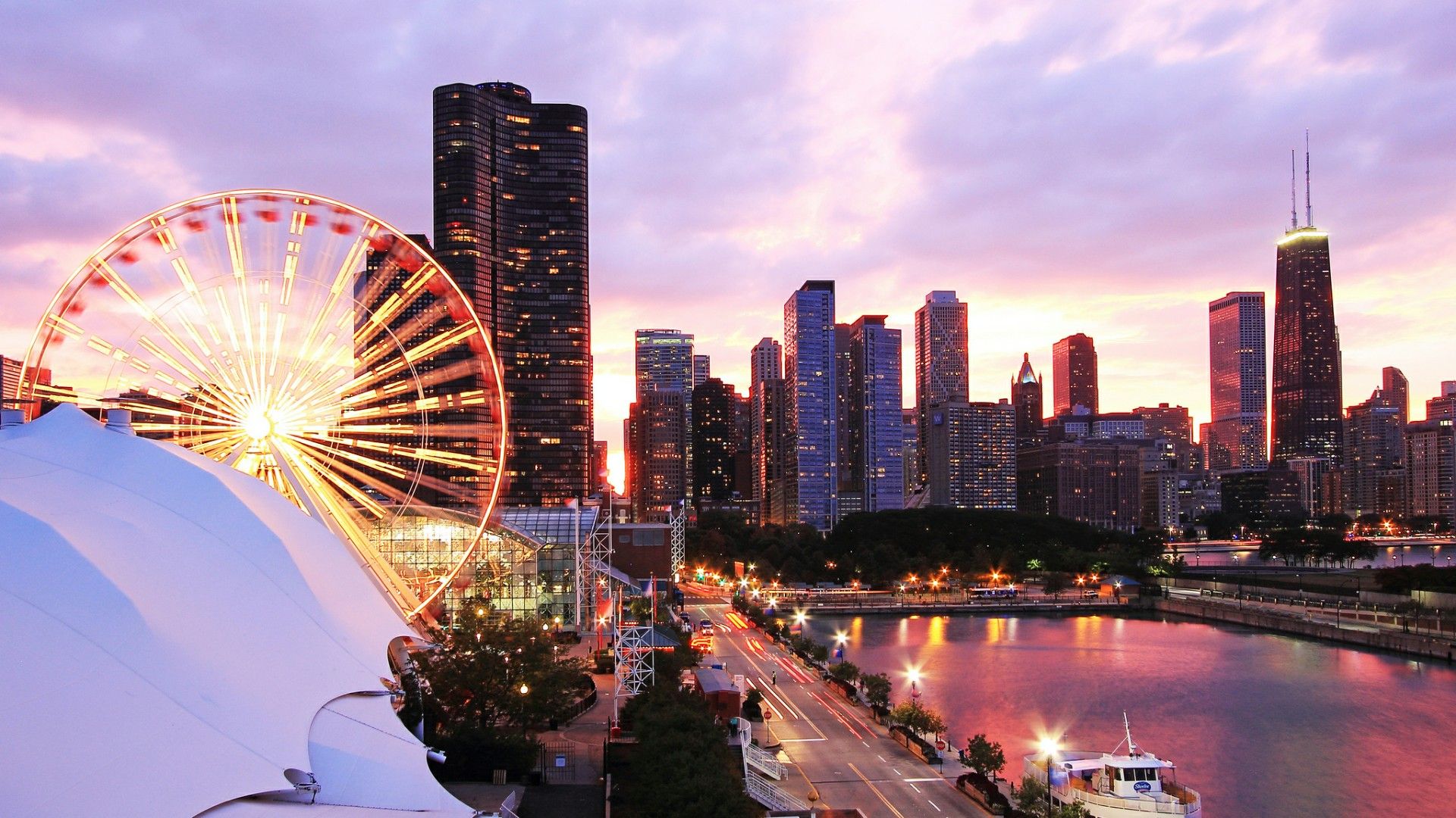 Chicago Wallpaper 4K Skyline Skyscrapers Cityscape 342