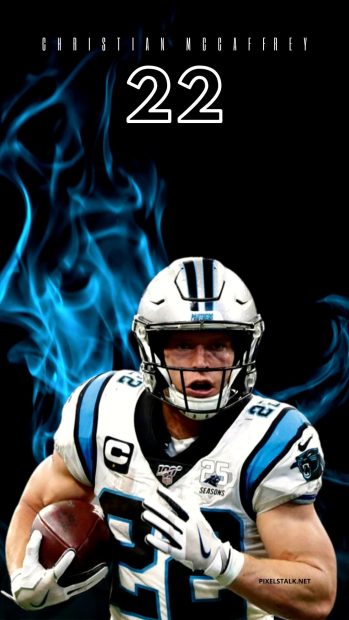 Christian McCaffrey  Background for Iphone.