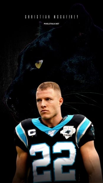 Christian McCaffrey  Wallpaper for Iphone.