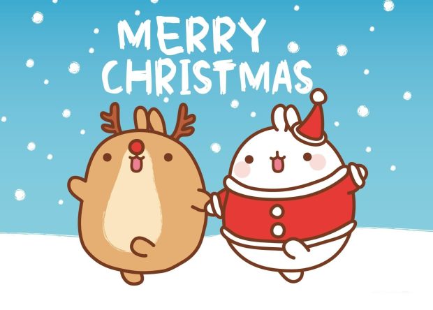 Christmas Kawaii Wallpaper HD.