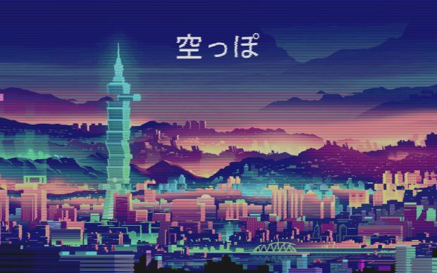 City Aesthetic Backgrounds Anime Wallpaper.