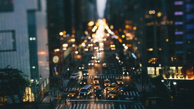 City Aesthetic HD Wallpaper.
